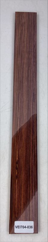 Fretboard Kingwood, Violetta 730x85x10mm Unique Piece #036